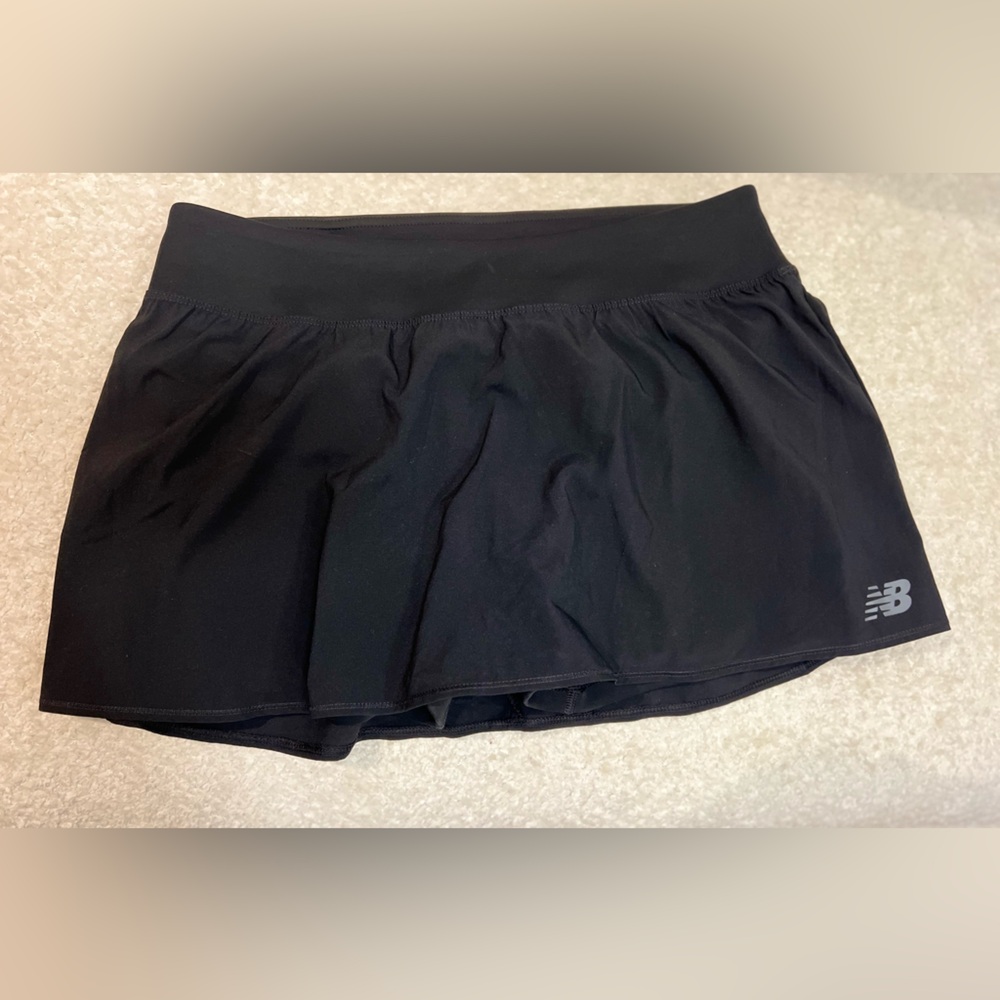 New Balance Black Athletic Mini Skort